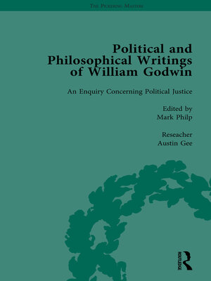 cover image of The Political and Philosophical Writings of William Godwin vol 3